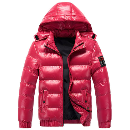 Veste d’Hiver à Coupe Droite avec Poches Fonctionnelles pour Hommes | Idéale pour l’Hiver