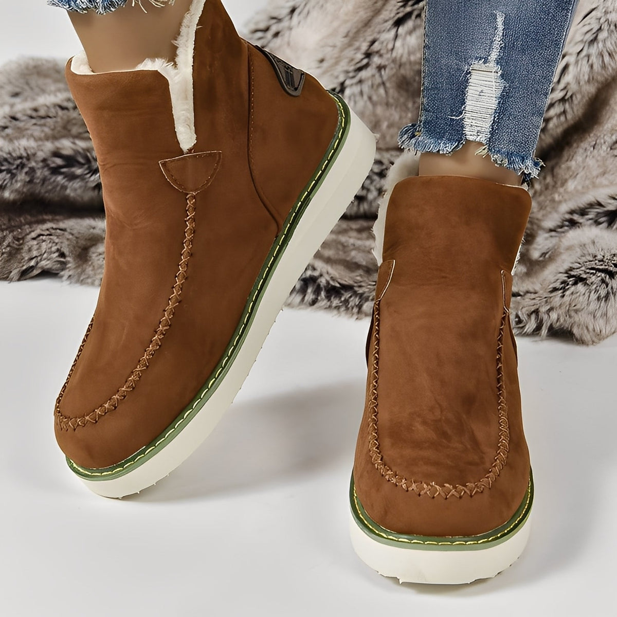 Bottes D’hiver À Talon Compensé Pour Femmes | Idéales Pour L’hiver