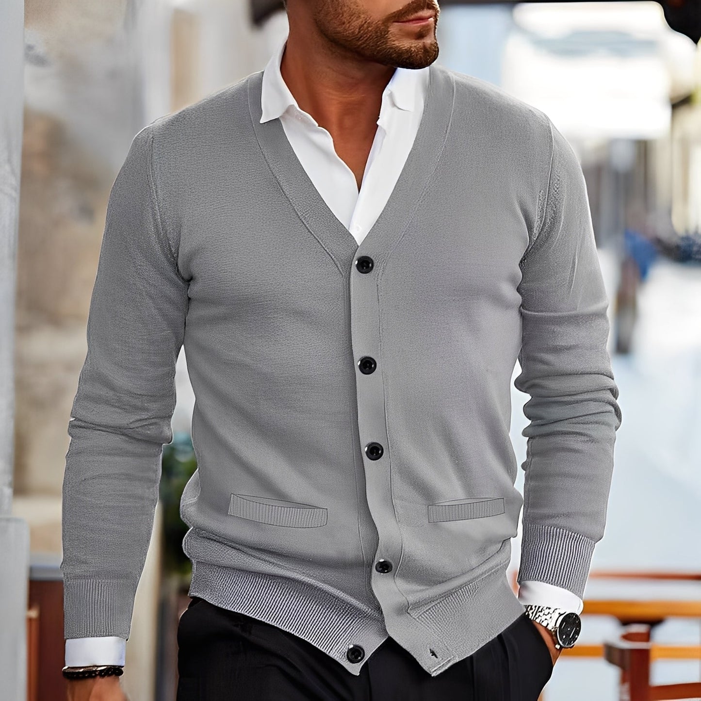 Gilet Homme à Coupe Classique pour Usage Quotidien | Idéal pour Diverses Occasions