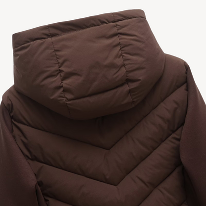 Veste matelassée à capuche pour femmes