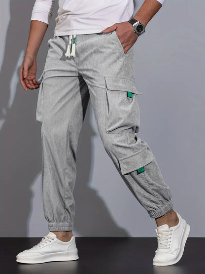 Pantalon Cargo Coupe Slim Pour Hommes | Idéal Pour Usage Quotidien Ou Sorties Décontractées