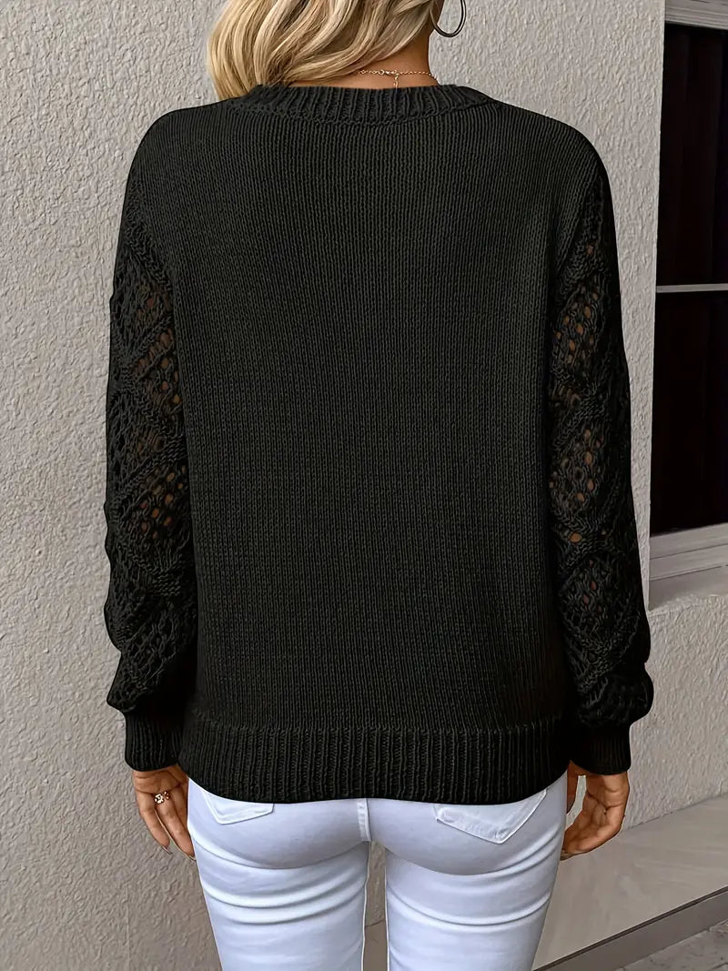 Pull à Col en V avec Coupe Ajustée pour Femme | Idéal pour la Superposition en Saisons Fraîches