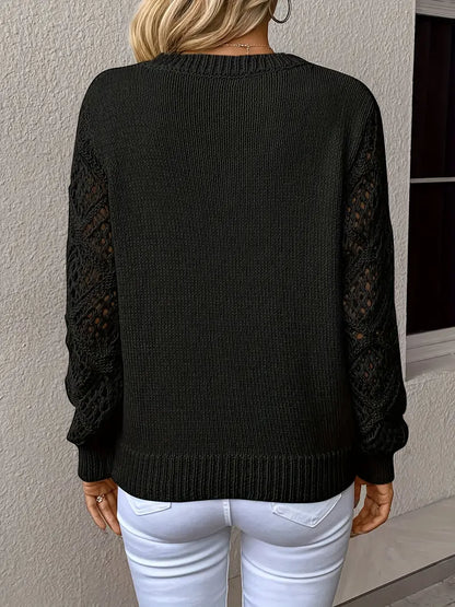 Pull à Col en V avec Coupe Ajustée pour Femme | Idéal pour la Superposition en Saisons Fraîches