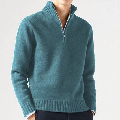 Pull avec Col Zippé pour Homme | Idéal pour Les Tenues Décontractées