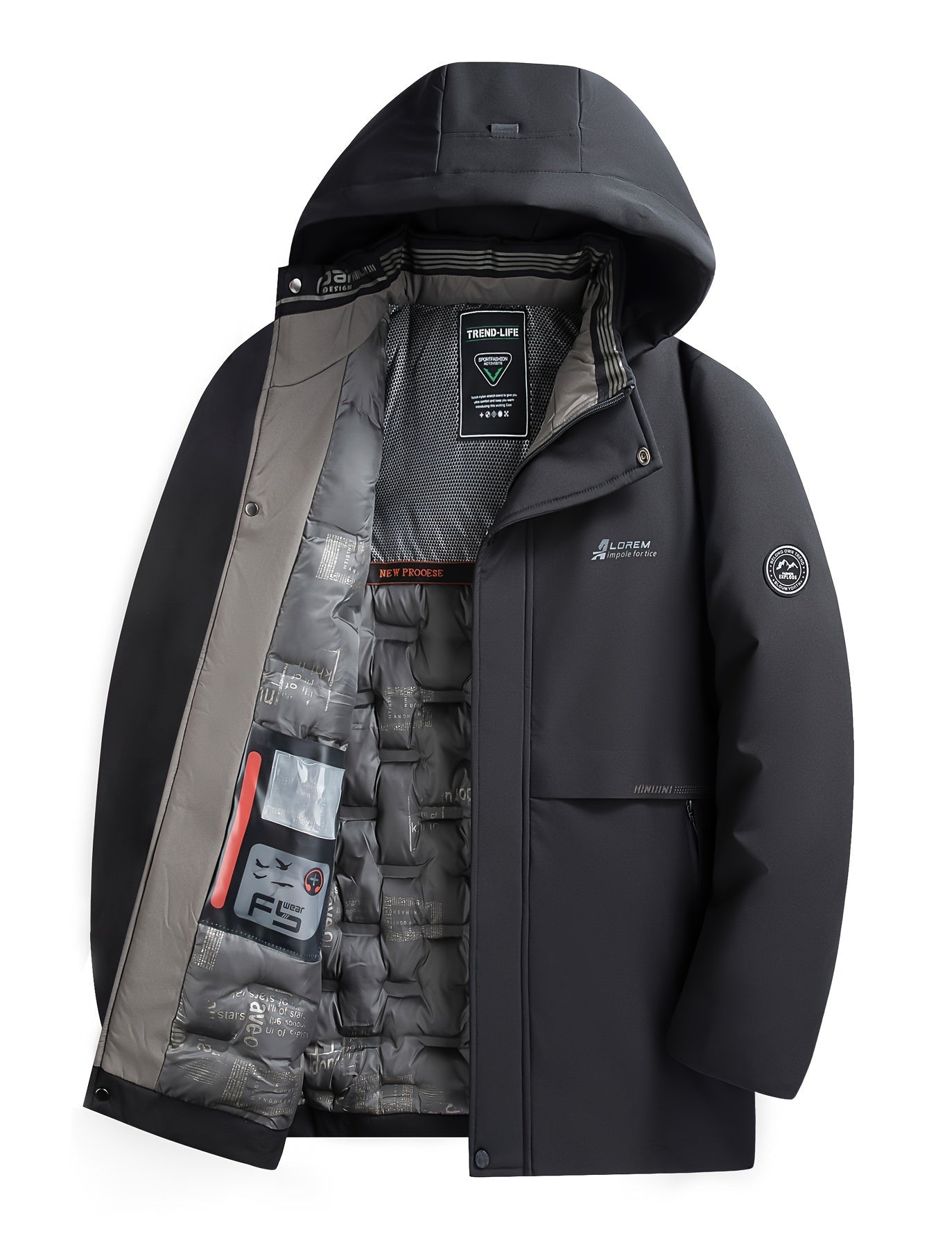 Veste Matelassée avec Coupe Régulière pour Homme | Idéale pour l’Hiver