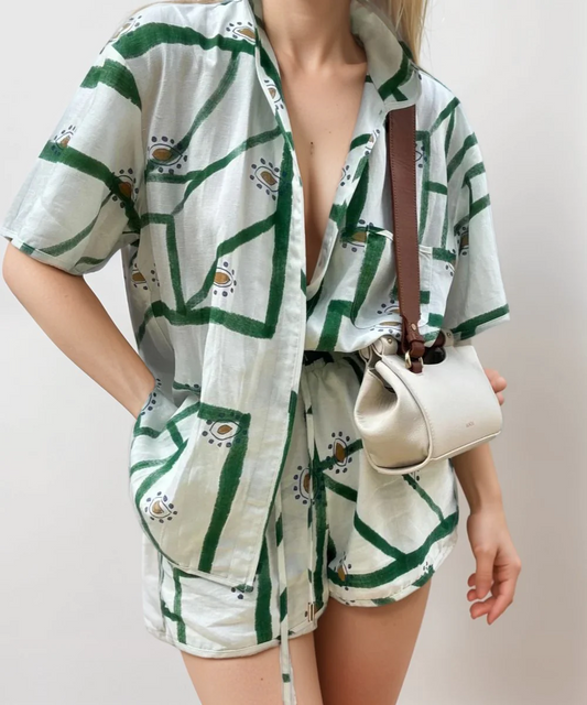 Ensemble Deux pièces Avec Motif Graphique [our Femme | Idéal pour L’Été