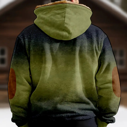 Veste à Capuche Zippée avec Doublure Intérieure pour Homme | Idéale pour l'Hiver