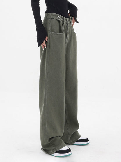 Pantalon Large Oversize Avec Taille Haute Pour Femme | Idéal Pour Tenues Quotidiennes
