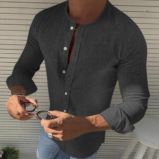 Chemise À Manches Longues Avec Col Classique Pour Homme | Idéale Pour Usage Quotidien