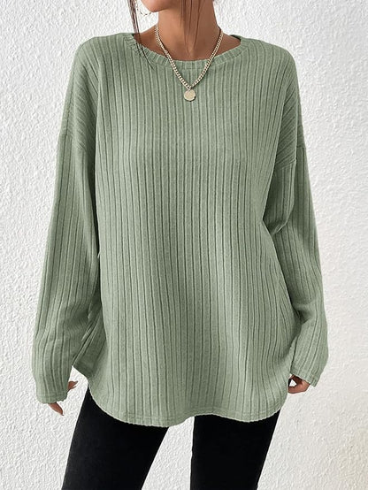 Pull À Manches Longues Avec Coupe Ample Pour Femme | Idéal Pour Usage Quotidien