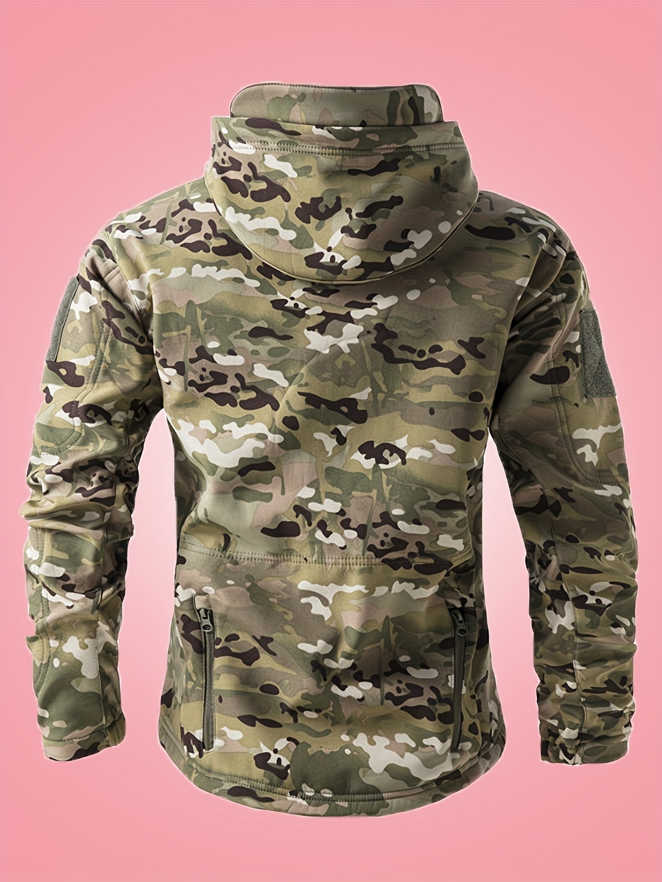 Coupe-Vent Camouflage à Capuche pour Hommes | Idéal pour l’Hiver