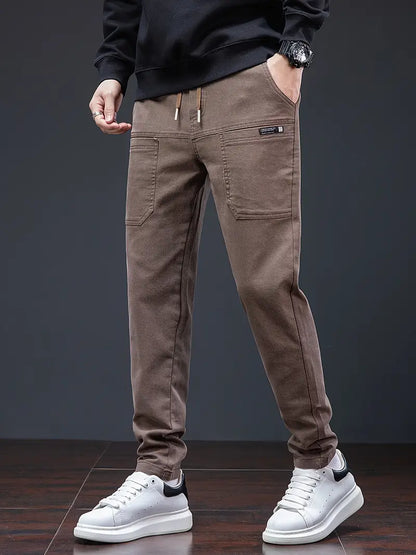 Pantalon De Jogging Avec Taille À Cordon Pour Homme | Idéal Pour Usage Quotidien Et Activités