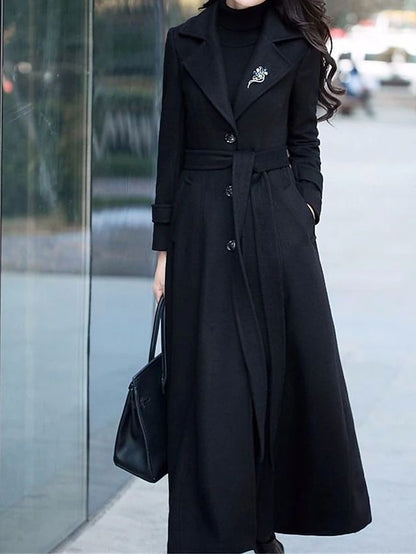 Manteau Long avec Ceinture pour Femme | Idéal pour L’Hiver