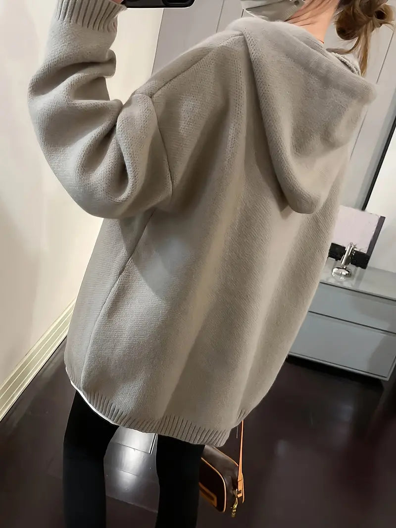 Hoodie à Manches Longues avec Motif Sourire pour Adultes | Idéal pour un Usage Quotidien