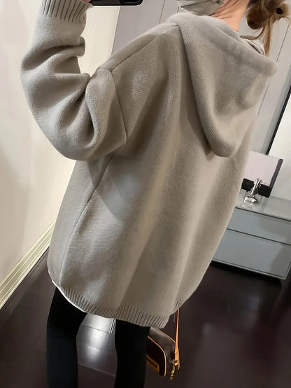 Hoodie à Manches Longues avec Motif Sourire pour Adultes | Idéal pour un Usage Quotidien