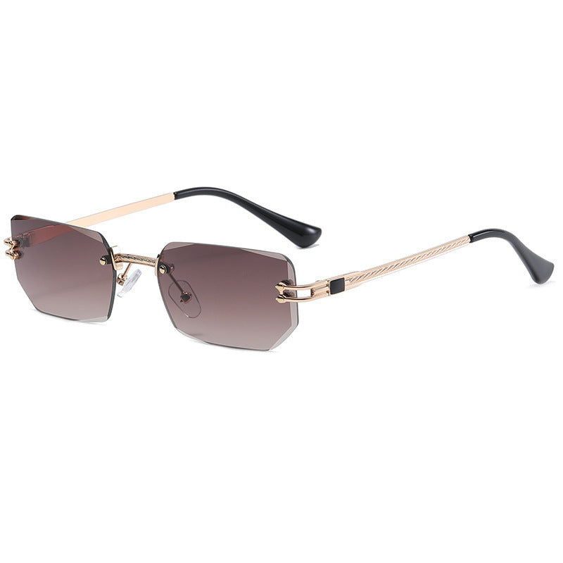 Lunettes de Soleil Sans Monture Avec Verres Dégradés Pour Femme | Idéales Pour Un Usage Quotidien