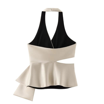 Top Dos-nu Avec Fermeture Nouée Pour Femme | Idéal Pour Le Printemps Et L’été
