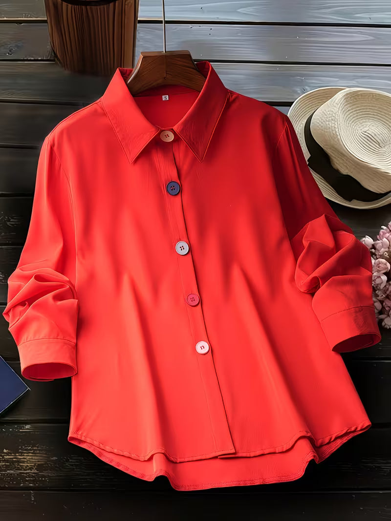 Chemise À Manches Longues Avec Col Classique Pour Usage Quotidien | Idéal Pour Toutes Occasions