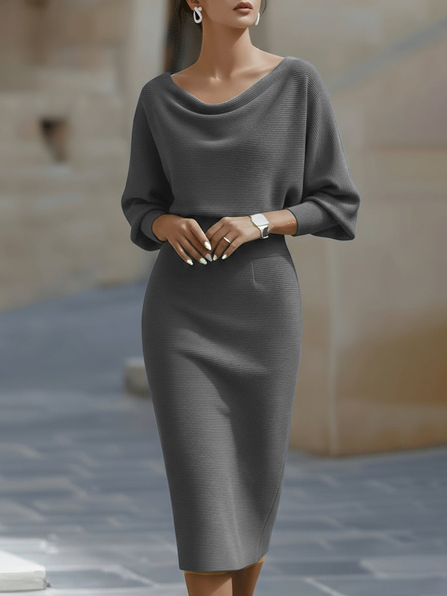 Robe Midi à Coupe Ajustée pour Femme | Idéale pour Journées d’Été et Sorties Quotidiennes