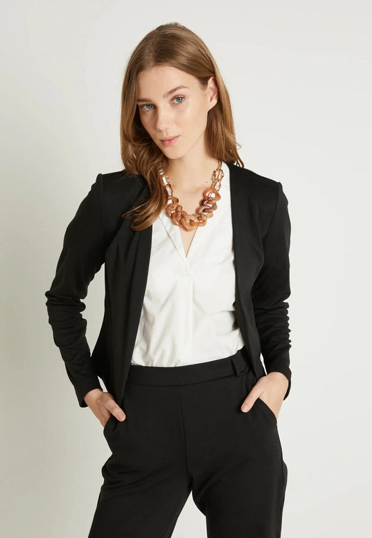 Veste-Cardigan Structuré à Manches Longues pour Femme | Idéale pour le Bureau ou les Occasions Quotidiennes