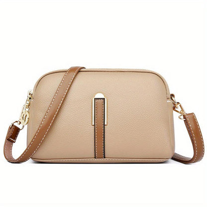 Sac Bandoulière Compact Avec Détails Contrastés Pour Femme | Idéal Pour Usage Quotidien
