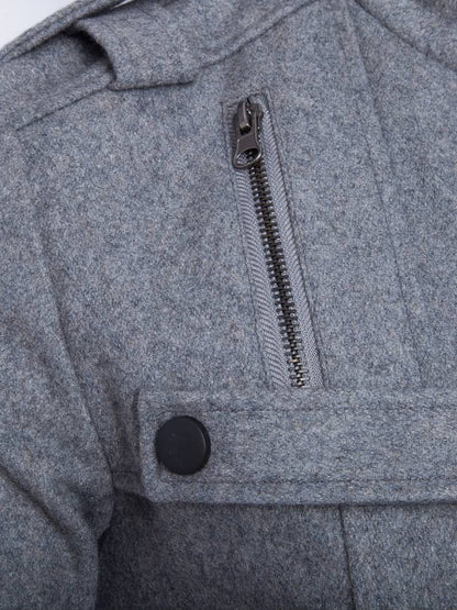 Manteau Long avec Coupe Classique pour Homme | Idéal pour la Mi‑Saison et l’Hiver