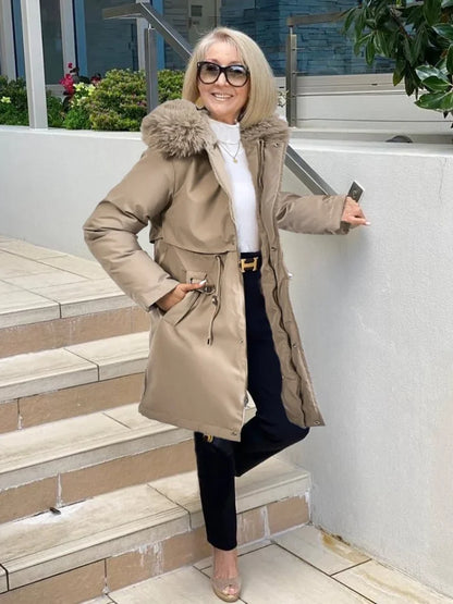 Manteau Long avec Ceinture pour Femmes | Idéal pour La Saison Hivernale