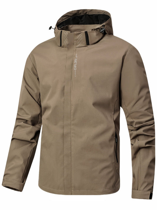 Veste Légère avec Poches Fonctionnelles et Fermeture Zippée pour Hommes | Idéale pour Activités de Plein Air et Quotidien