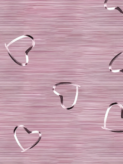Top à Col en V avec Imprimé Cœur pour Femme | Idéal pour Usage Quotidien
