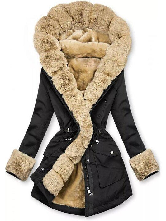 Veste Matelassée avec Doublure En Peluche pour Femme | Idéale pour L’Hiver