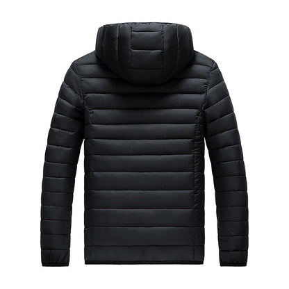 Veste Matelassée avec Capuche Amovible pour Homme | Idéale pour l’Automne et l’Hiver