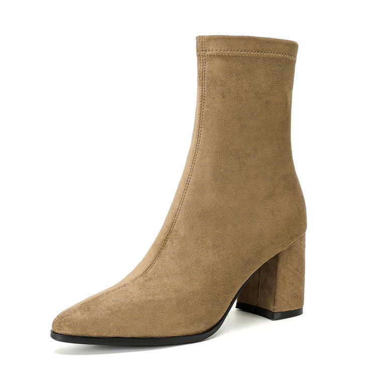Bottes À Fermeture Zippée Et Coupe Classique Pour Femmes | Idéales Pour Un Usage Quotidien