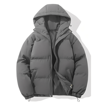 Veste d’Hiver avec Capuche et Fermeture Zippée pour Homme | Idéale pour Usage Quotidien