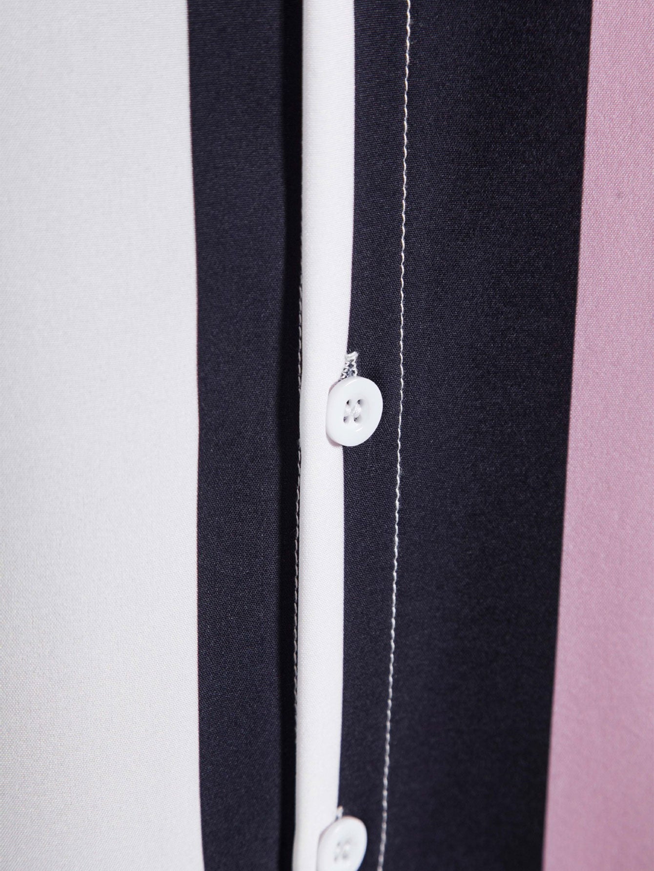 Chemise à Rayures Larges avec Boutons pour Homme | Idéale pour un Usage Quotidien ou Habillé Décontracté