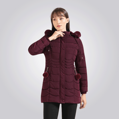 Manteau Long avec Capuche Amovible pour Femme | Idéal pour l’Hiver