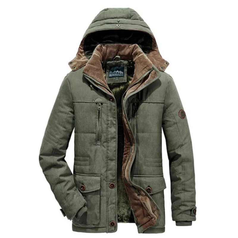 Veste d’Hiver avec Capuche pour Homme | Adaptée aux Activités en Plein Air en Automne et Hiver