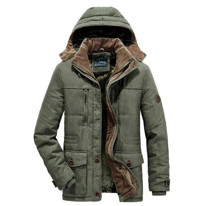 Veste d’Hiver avec Capuche pour Homme | Adaptée aux Activités en Plein Air en Automne et Hiver