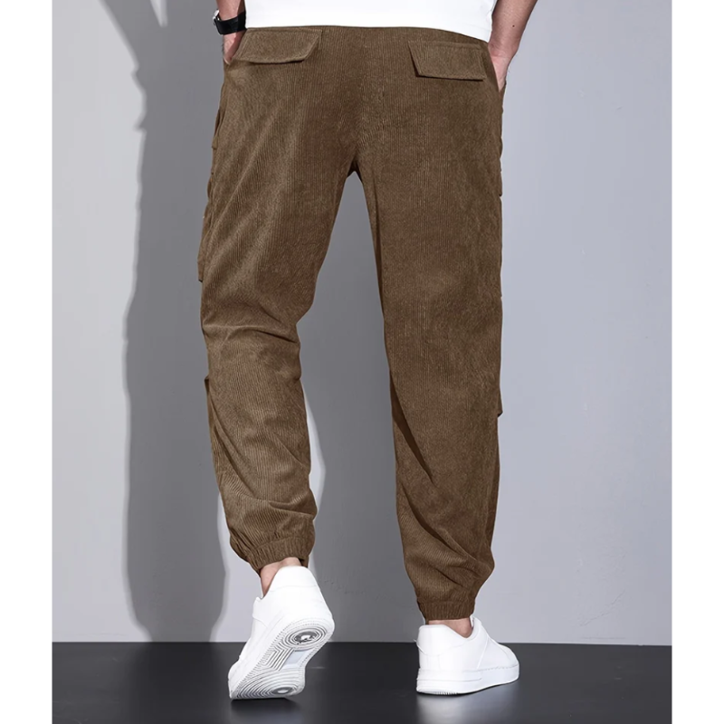 Pantalon Cargo pour Homme avec Poches Fonctionnelles | Idéal pour la Ville, les Loisirs et les Voyages