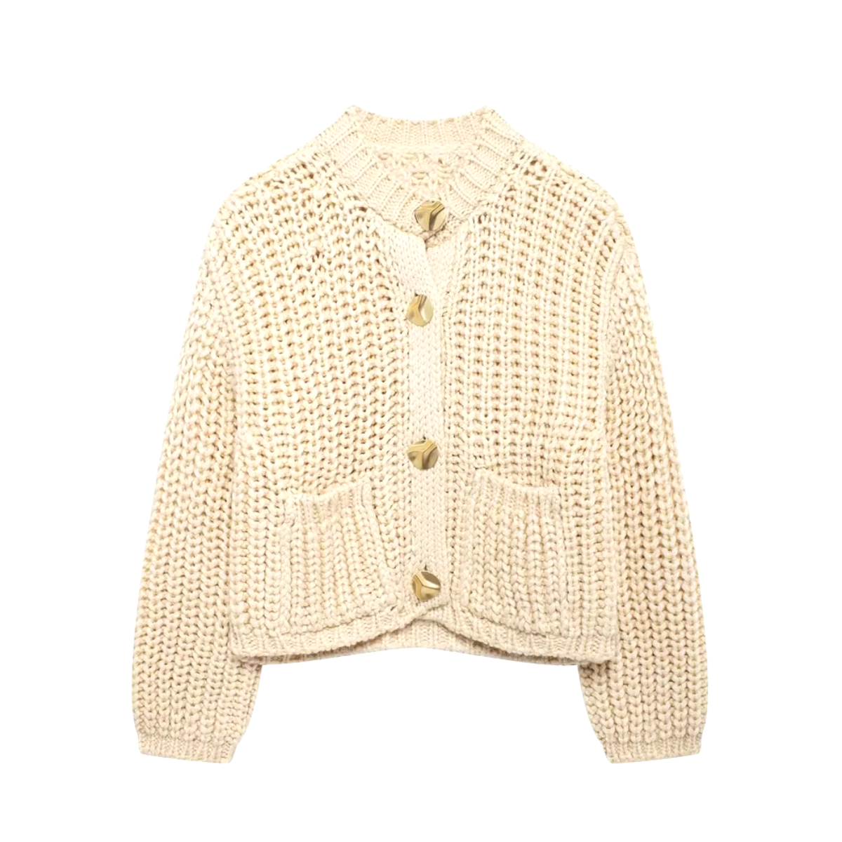 Gilet Court En Maille Avec Fermeture À Boutons Pour Femme | Idéal Pour La Superposition
