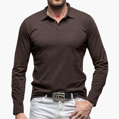 Polo Slim Fit à Manches Longues pour Homme | Idéale pour un Usage Quotidien et Semi-Formel