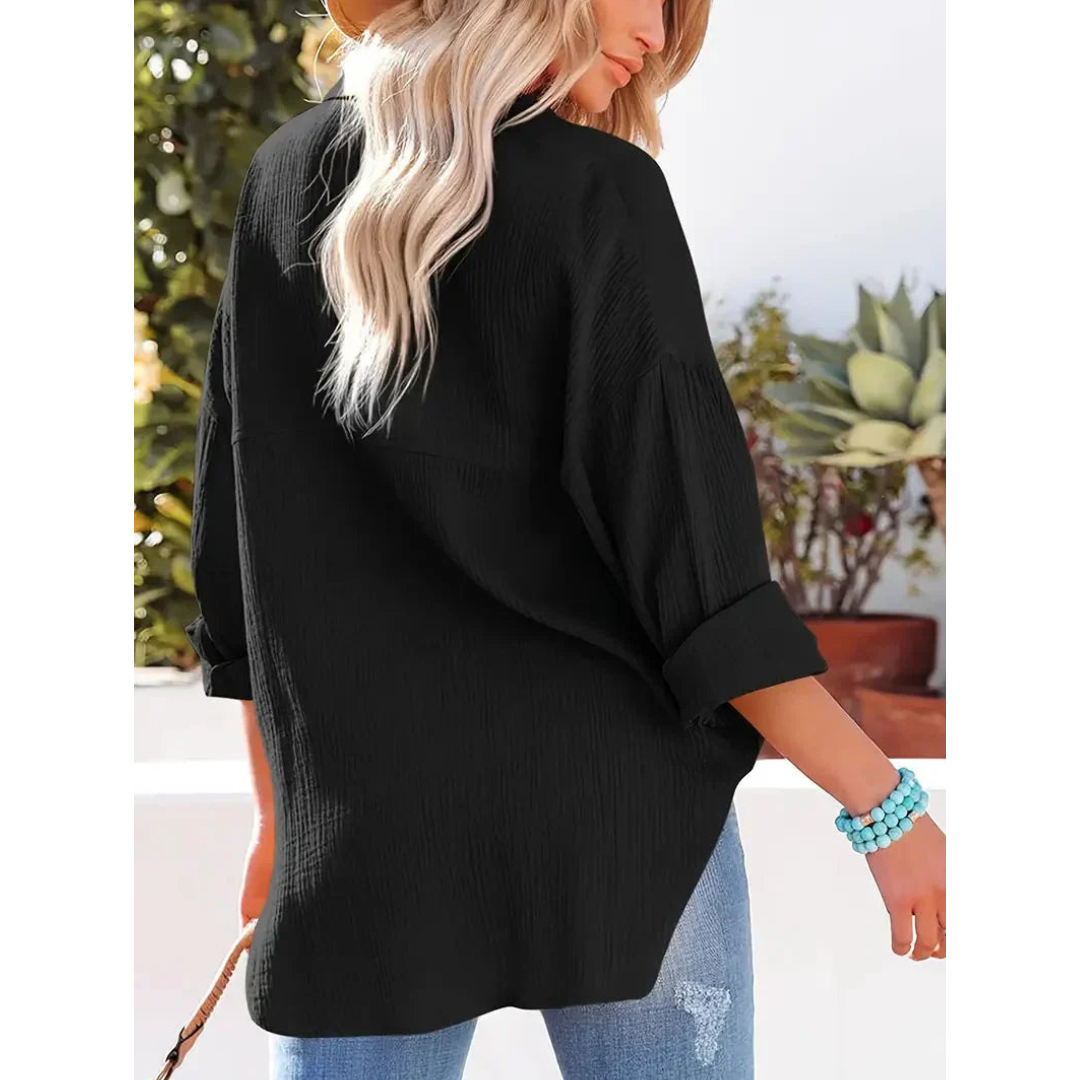 Chemise Décontractée À Manches Longues Pour Femme | Idéal Pour Un Usage Quotidien