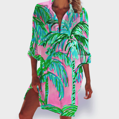 Robe Fluide Imprimée Pour Femme | Idéale Pour Les Journées Chaudes Et Les Sorties Décontractées