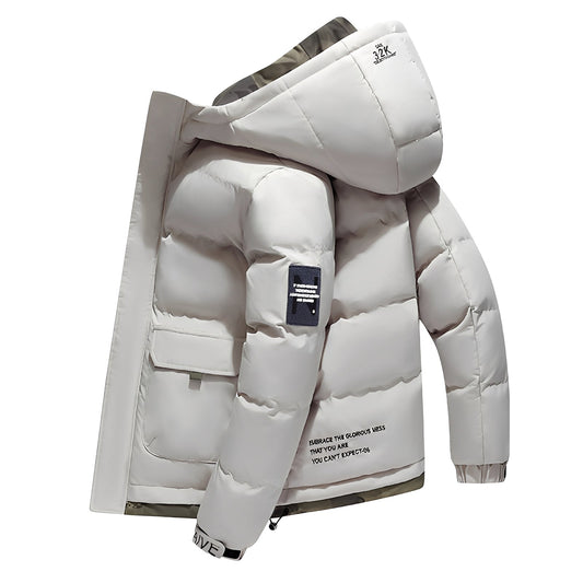 Veste à Capuche Fixe avec Fermeture Zippée pour Homme | Idéale pour Usage Quotidien