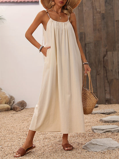 Robe Longue à Bretelles Fines pour Femme | Idéale pour les Vacances d'Été        Ask ChatGPT