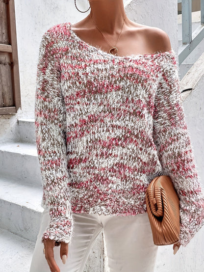 Pull À Coupe Ample Avec Manches Longues Pour Femme | Idéal Pour Usage Quotidien