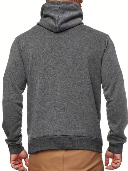 Sweat À Capuche Avec Masque Intégré Et Manches Longues Pour Homme | Idéal Pour Un Usage Quotidien