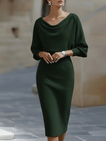 Robe Midi à Coupe Ajustée pour Femme | Idéale pour Journées d’Été et Sorties Quotidiennes