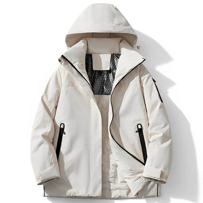 Manteau D’Hiver avec Capuche Et Doublure Polaire pour Homme | Idéal pour Les Journées Froides