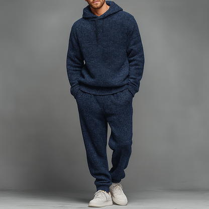 Ensemble Deux Pièces avec Hoodie en Maille et Pantalon pour Homme | Idéal pour Un Usage Quotidien