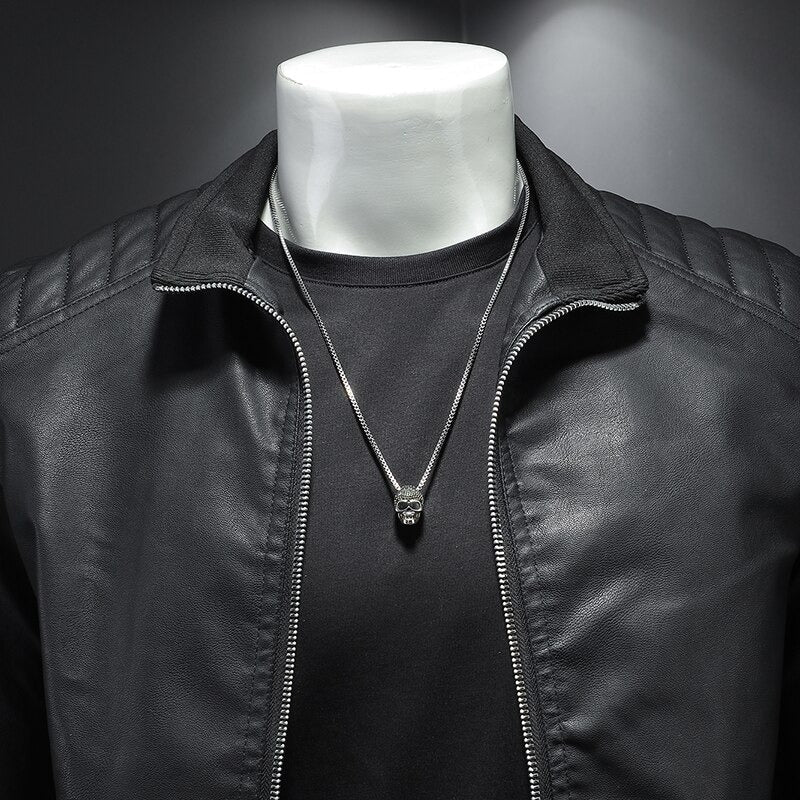 Veste Zippée avec Col Classique pour Hommes | Idéale pour la Mi-Saison